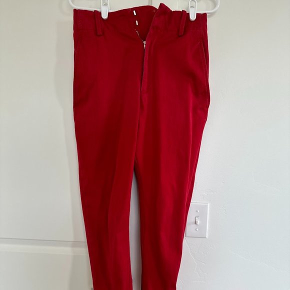 Isabel Marant Pants - Isabel Etoile Marant Red High Waisted Pants